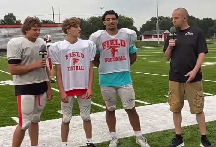 Field Falcons 2026 FB Preview: Andrew Phillip, Alex Williams, Braylan Rufener &amp; Coach James Dutched