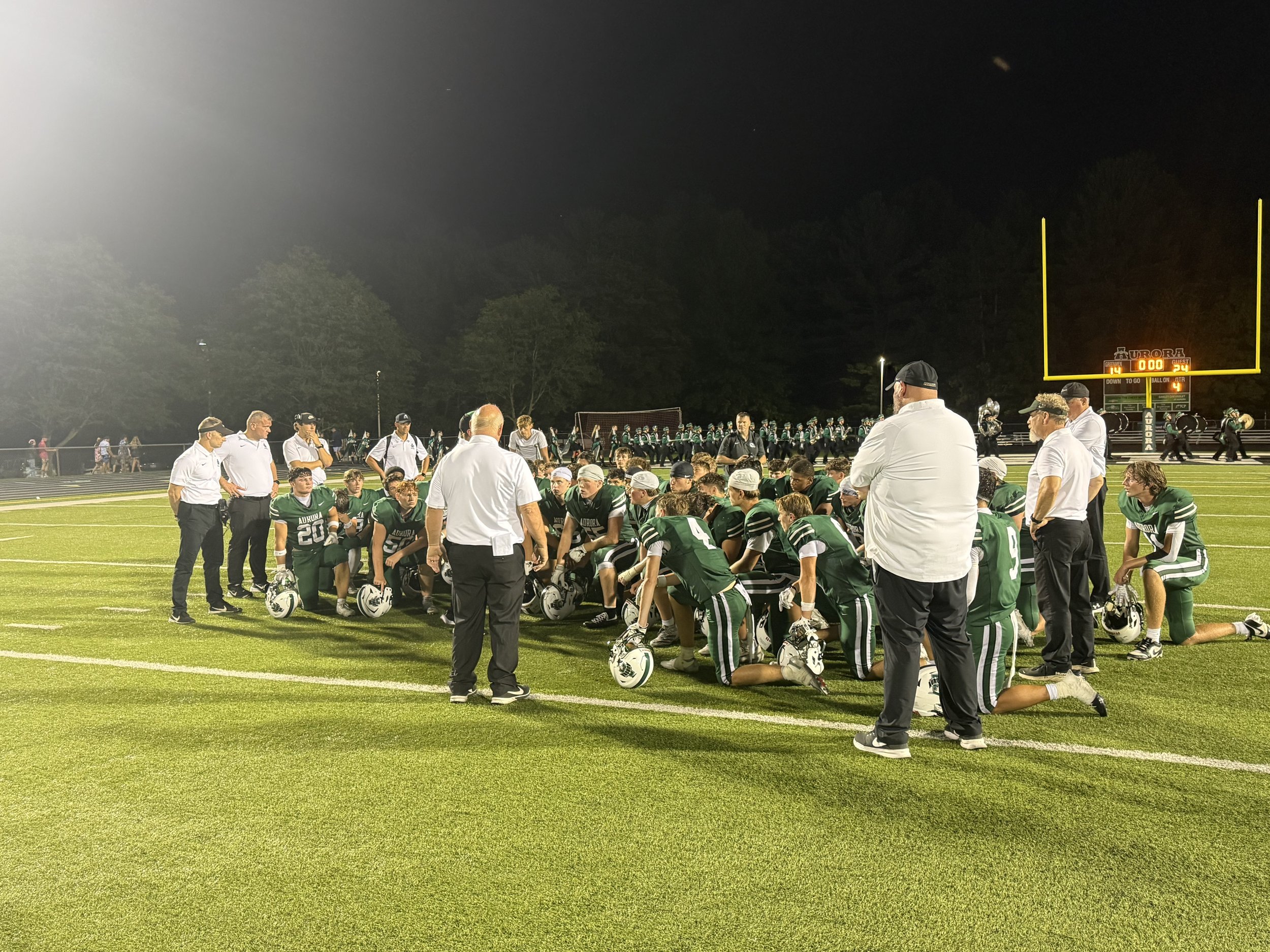 Short-handed Greenmen fall short against Tallmadge 24-14