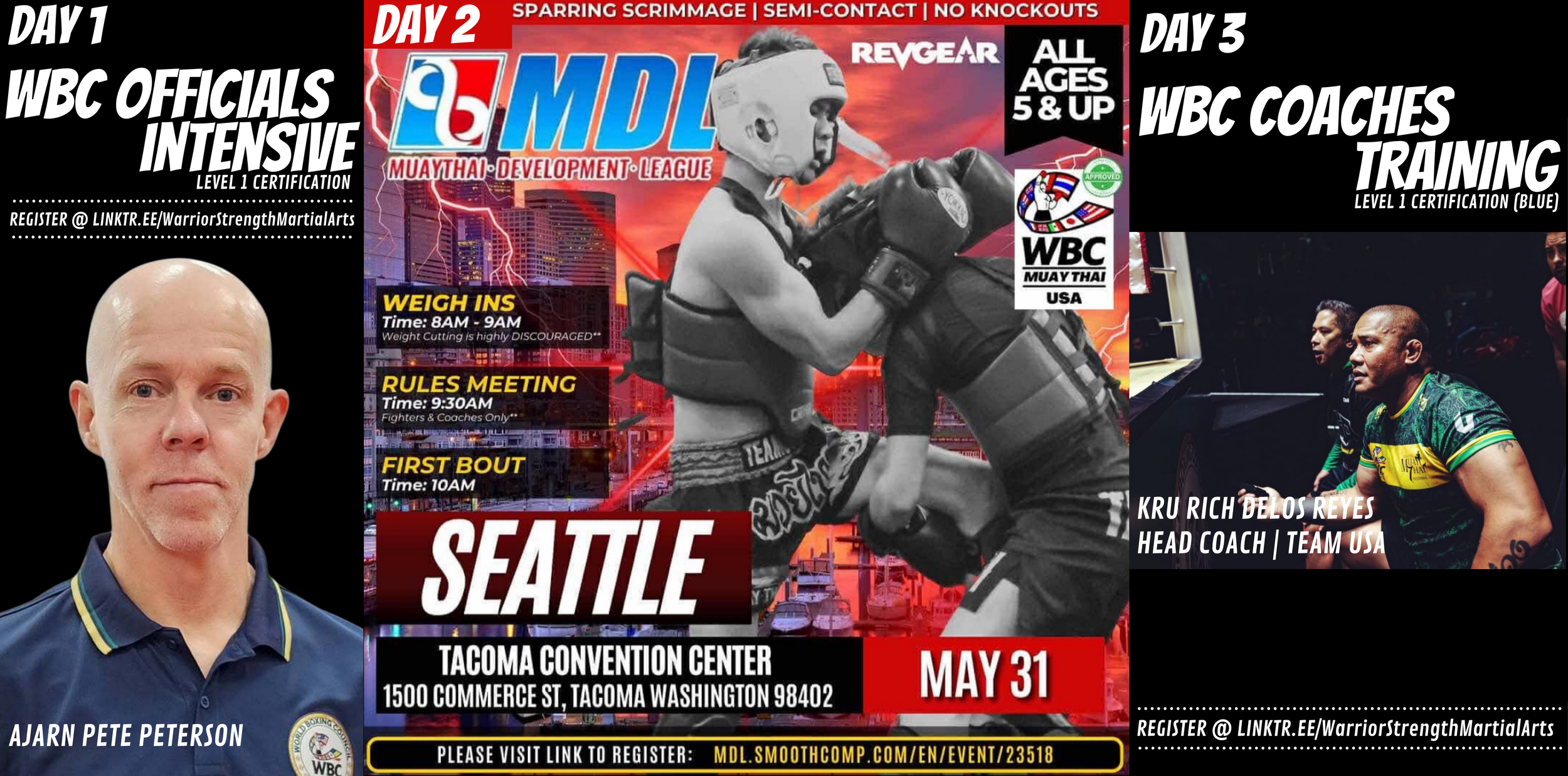 📆 Your Full Weekend of WBC Muay Thai Starts Here