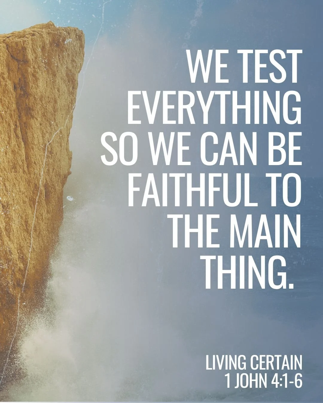 We are used to spam messages and phishing scams. We hear about fake job offers, fake links, and fake news or warnings every week. You learn quickly that just because something looks official does not mean it is trustworthy. John says in 1 John 4:1 th