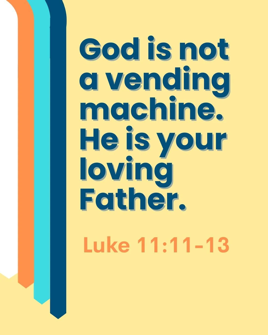 If prayer only works when you get what you want, you do not have prayer. You have a transaction.

God is not a vending machine. He is a Father. Loving parents do not give everything their children ask for, but they always give what is good. The same 