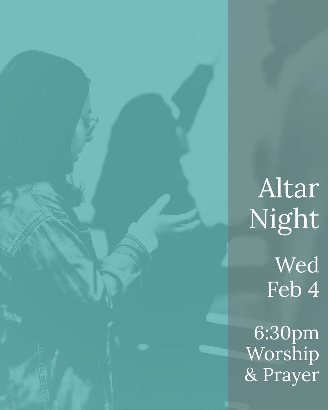Tonight were are gathering for a night of prayer, worship, and listening to God together.
 
This altar night isn&rsquo;t about hype or pressure. It&rsquo;s about slowing down, looking to God, and letting Him shape who we are as individuals and as a c