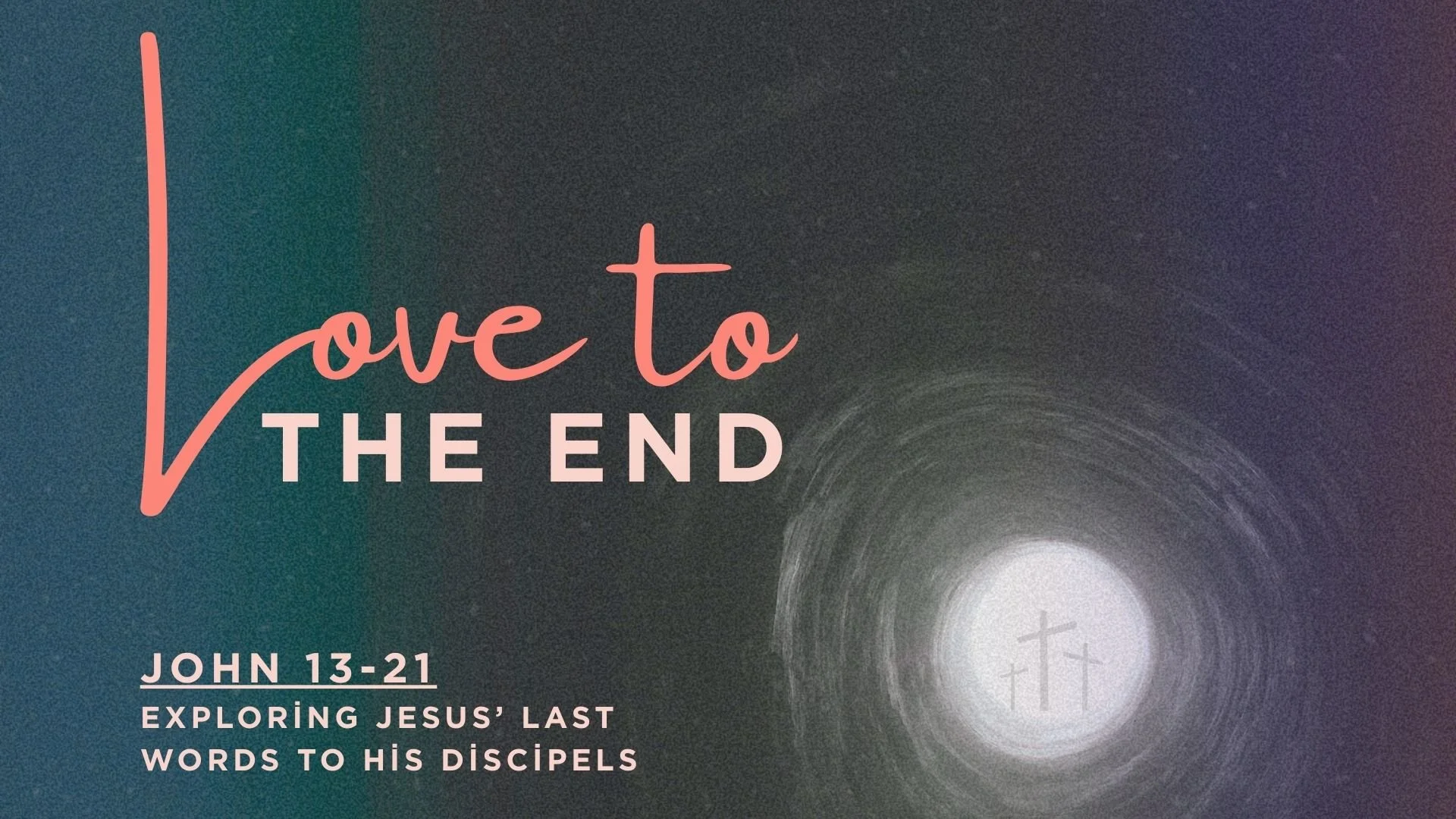 What if you could listen in on Jesus&rsquo; final conversation with His closest friends?
 
In John 13&ndash;17, we&rsquo;re invited into one of the most intimate moments in all of Scripture. This is the night Jesus gathered His closest followers and 