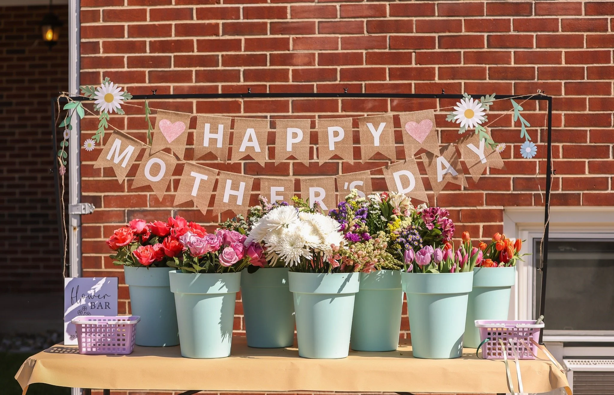 Mom Celebration 💐

This last Sunday at Connecting Church we took time to pray over moms, encourage families, and remind the women in our church how deeply valued they are. Kids shared Scripture, families built flower bouquets together, and we thanke