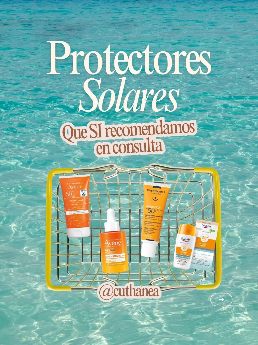 La mejor protecci&oacute;n solar es la que realmente disfrutas usar todos los d&iacute;as. ☀️

Por eso seleccionamos f&oacute;rmulas para diferentes necesidades y rutinas. 

📍Encu&eacute;ntralos en la farmacia dermatol&oacute;gica de Cuthanea.

Para