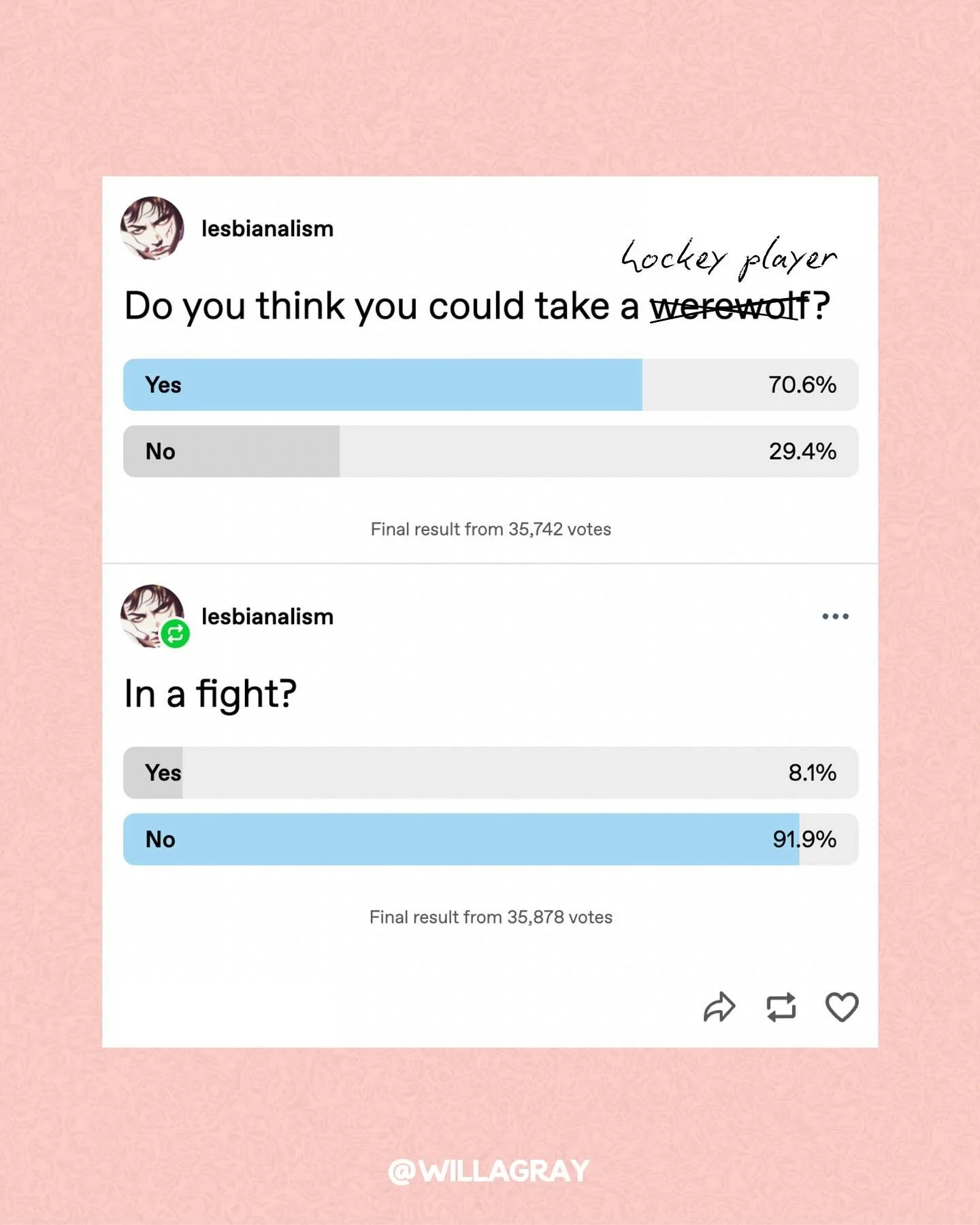 it had to be done 😂

tag a hockey (romance) fan 🧡🤪