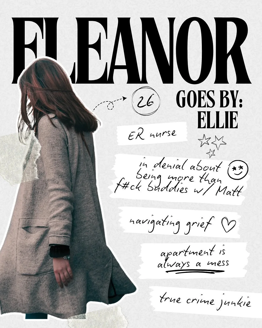 my sunshine-y girl with cloudy days 🌤️🤍🥺

beta readers are meeting my sad girlie Ellie as we speak and I am a ball of nerves!! 

do you put yourself in the MC&rsquo;s shoes when you read?