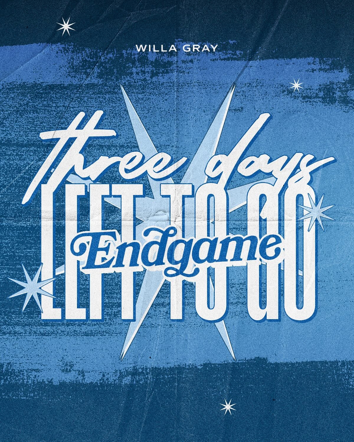 THREE DAYS until my emotional, sweet &amp; spicy hockey romance is out in the world! get your tissues ready 🤧 (they&rsquo;re for me, I&rsquo;m already crying)

Endgame by Willa Gray coming February 26th 🩵 preorder 🔗s in bio!

❄️hockey captain x ER