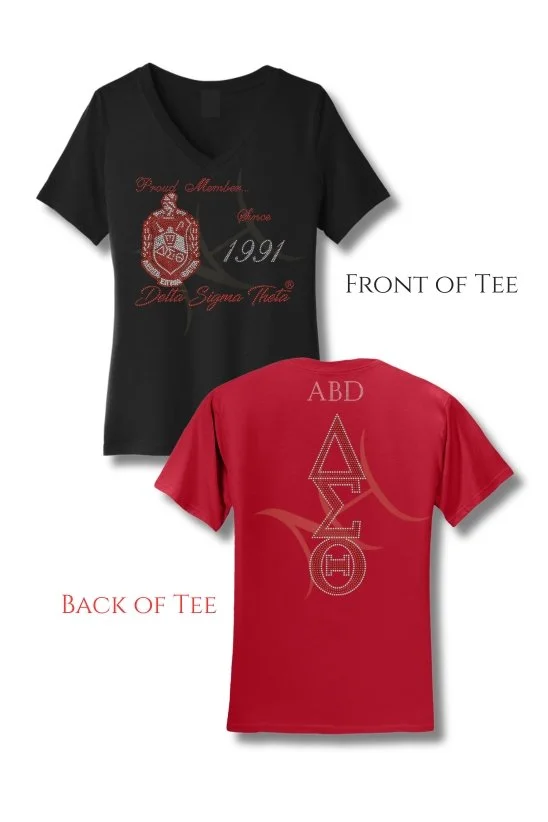 Delta Sigma Theta Proud Member (Red)