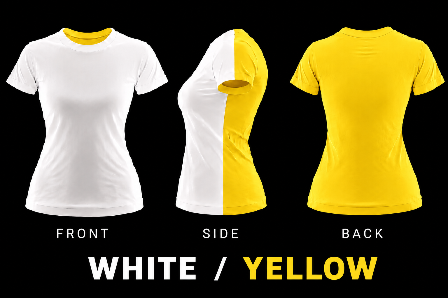 NISE HUNT Black Label™ Tee - White/Yellow