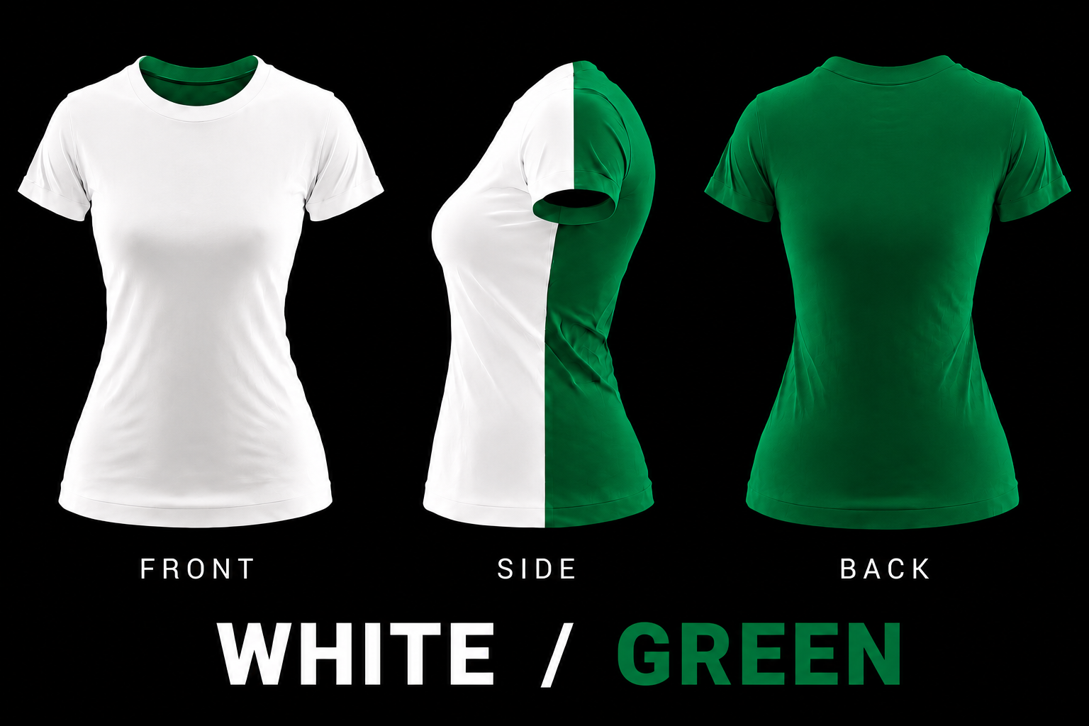 NISE HUNT Black Label™ Tee - White/Green