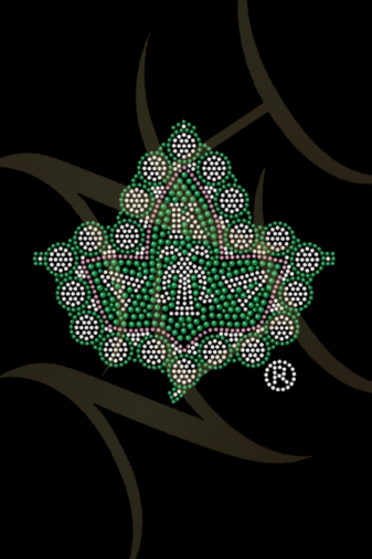 Ivy Leaf Rhinestone Design Elements