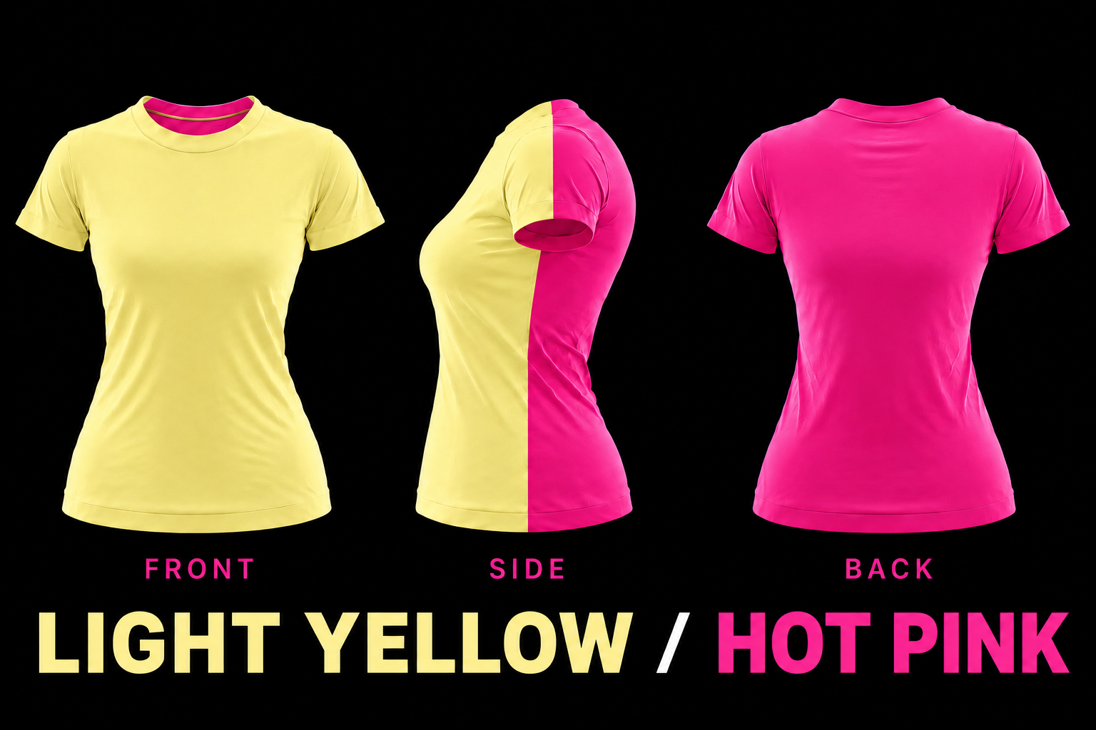 NISE HUNT Black Label™ Tee - Light Yellow/Pink