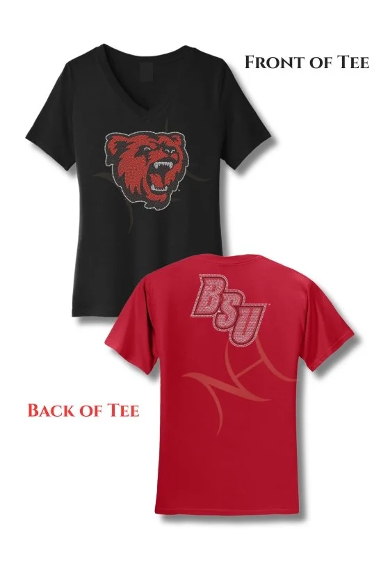 Bridgewater State University Collegiate Tee – Studded (A) | NISE HUNT Black Label™