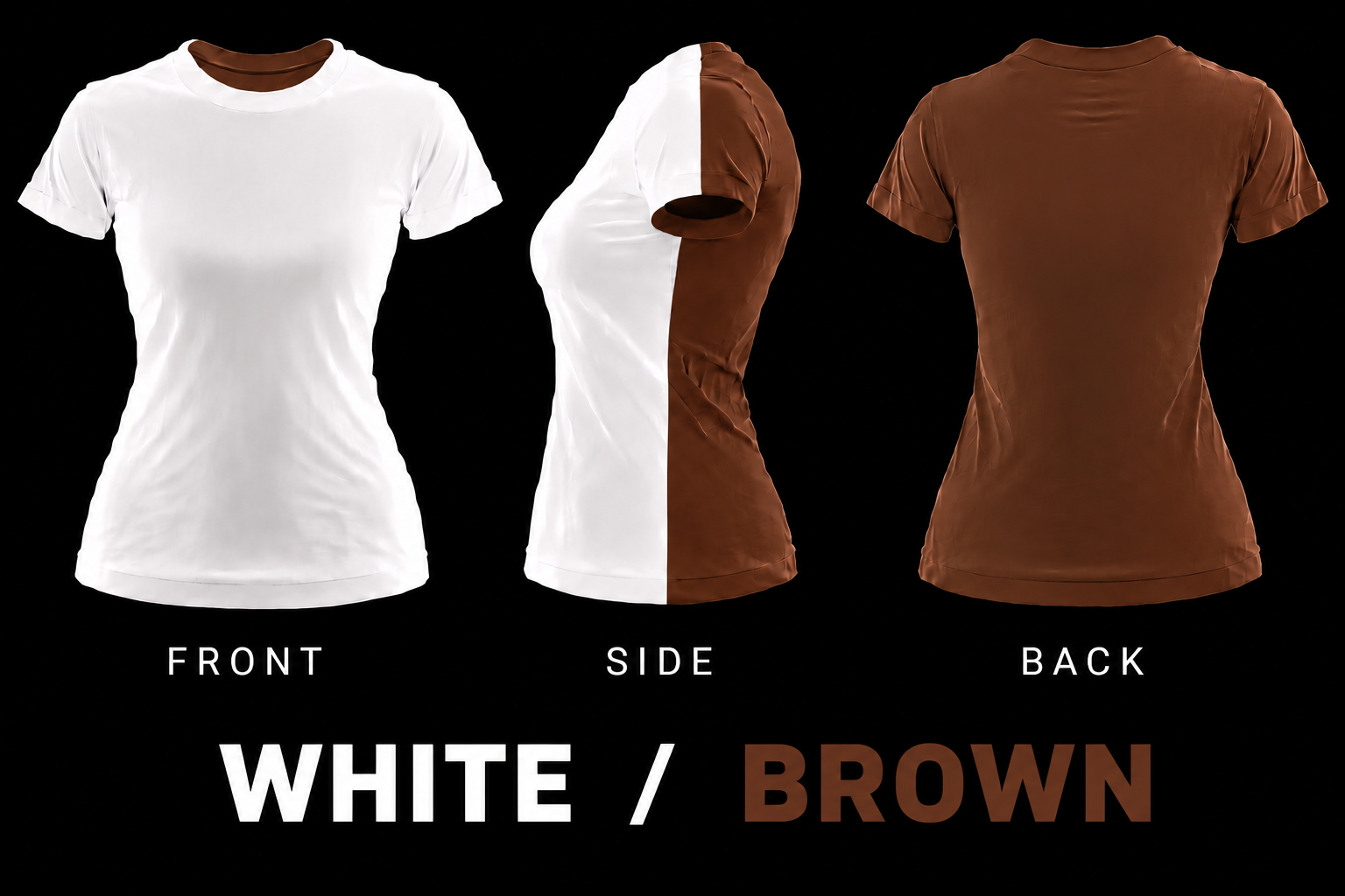 NISE HUNT Black Label™ Tee - White/Brown