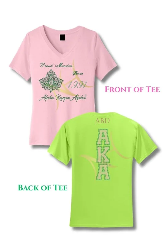 Alpha Kappa Alpha Ivy Leaf Initiation Tee | NISE HUNT Black Label™