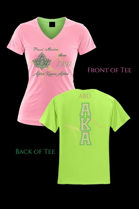 Alpha Kappa Alpha Ivy Leaf Initiation Tee | NISE HUNT Black Label™