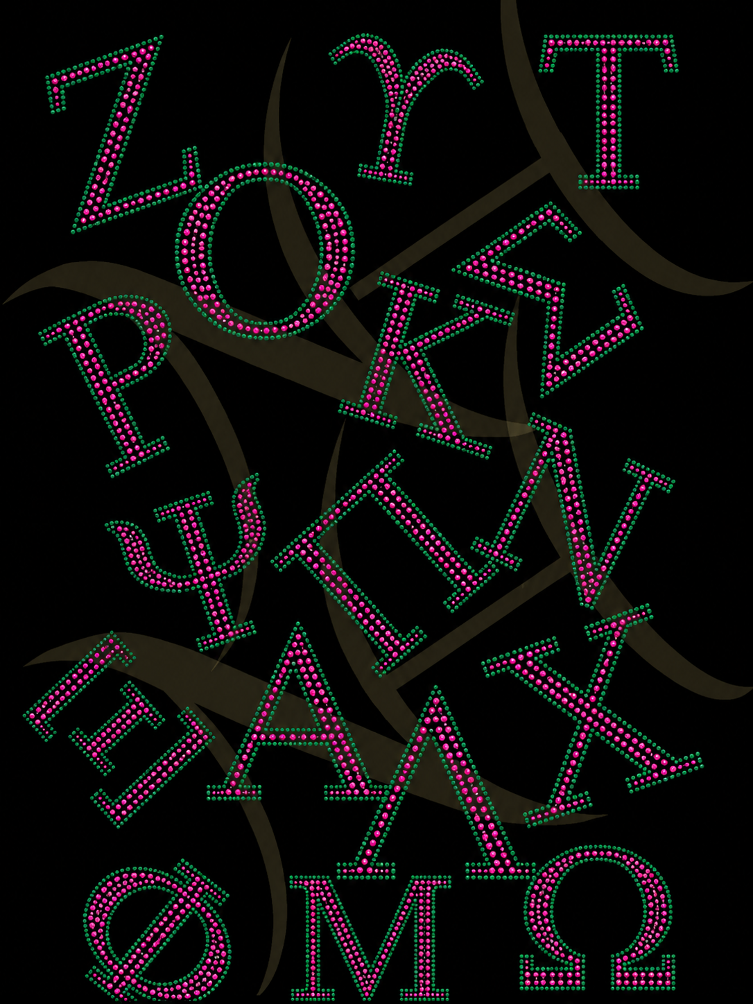 Greek Alphabet Design Elements