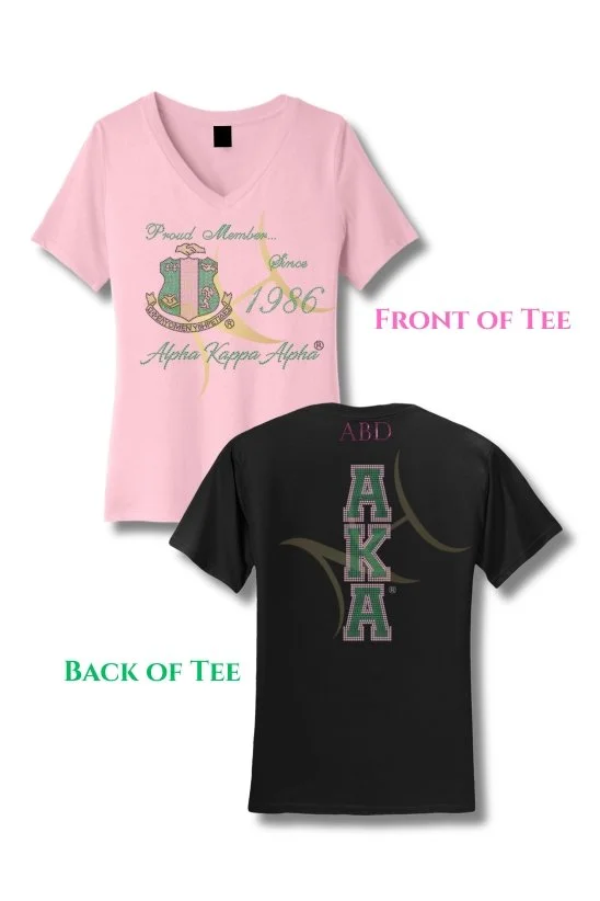 Alpha Kappa Alpha Shield Initiation Tee | NISE HUNT Black Label™