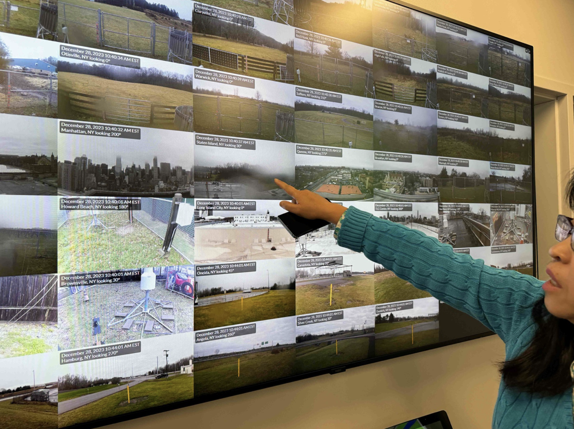 The New York State Mesonet blankets the area with weather stations that provide granular data that helps everyone from the Department of Transportation to local emergency managers. Cameras with the instruments give real-time views of conditions.