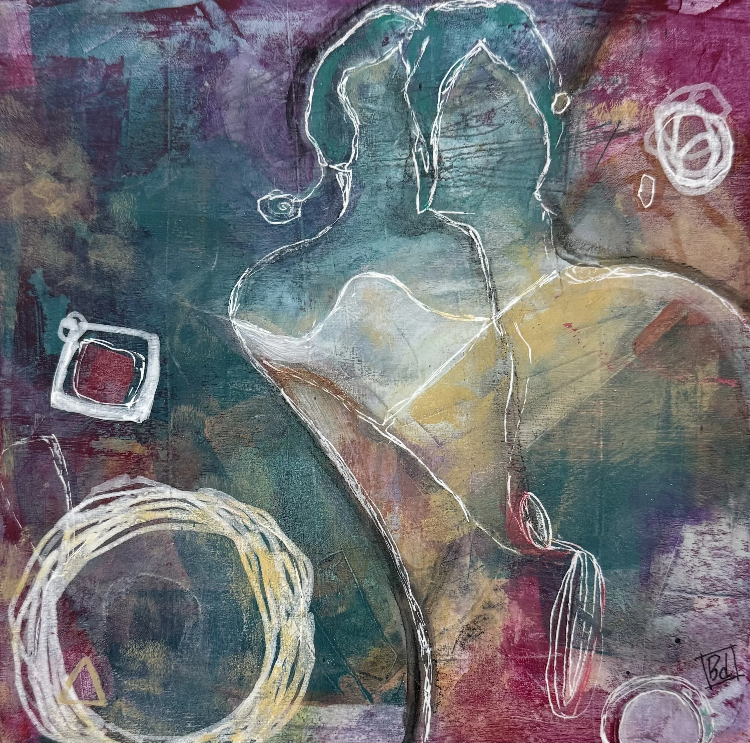 Where We Meet 8"x8"
4 of 4 Fragments of Becoming Series
$125 ($400 for all 4) All framed