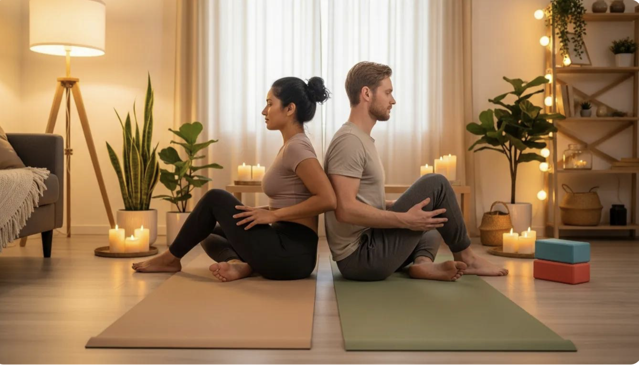Private Couples Yoga Sessions at Home in London: Personalised Wellness for Connection, Strength and Balance