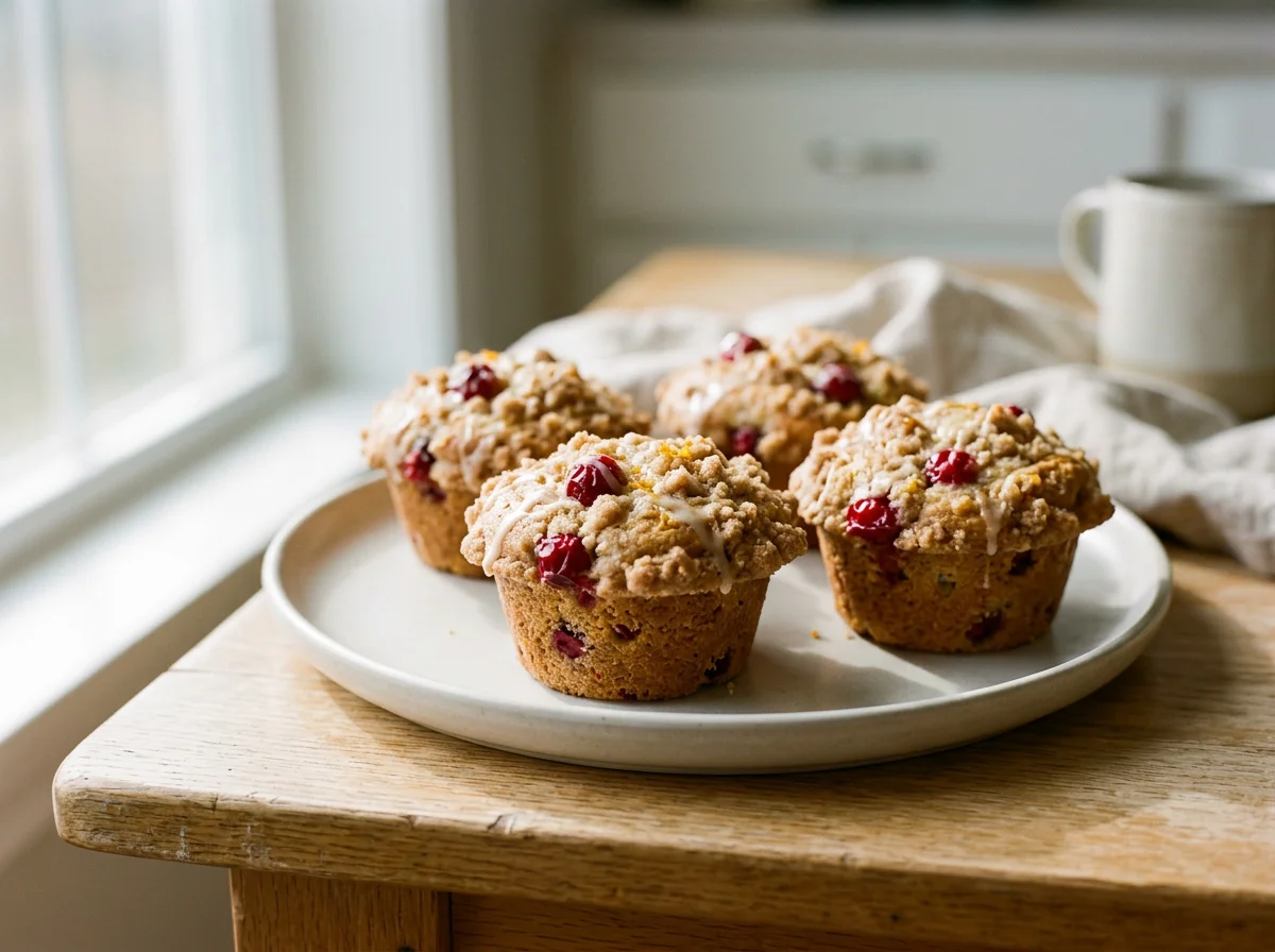 Cranberry & Orange Muffins