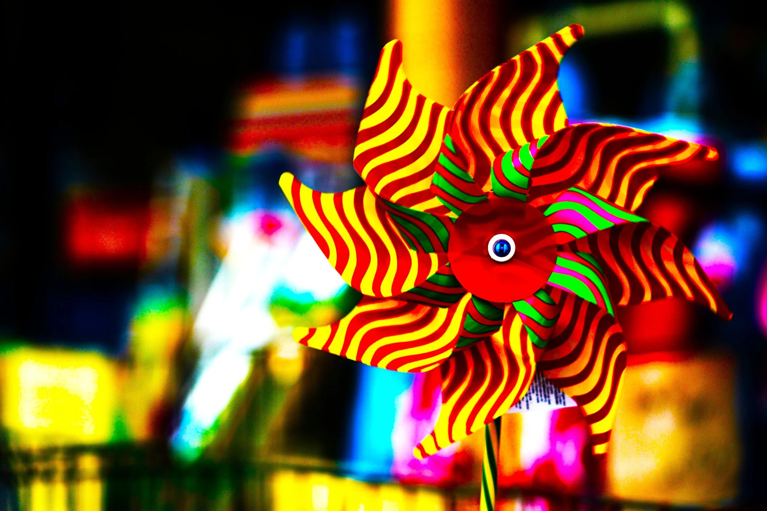 pinwheels and windsocks