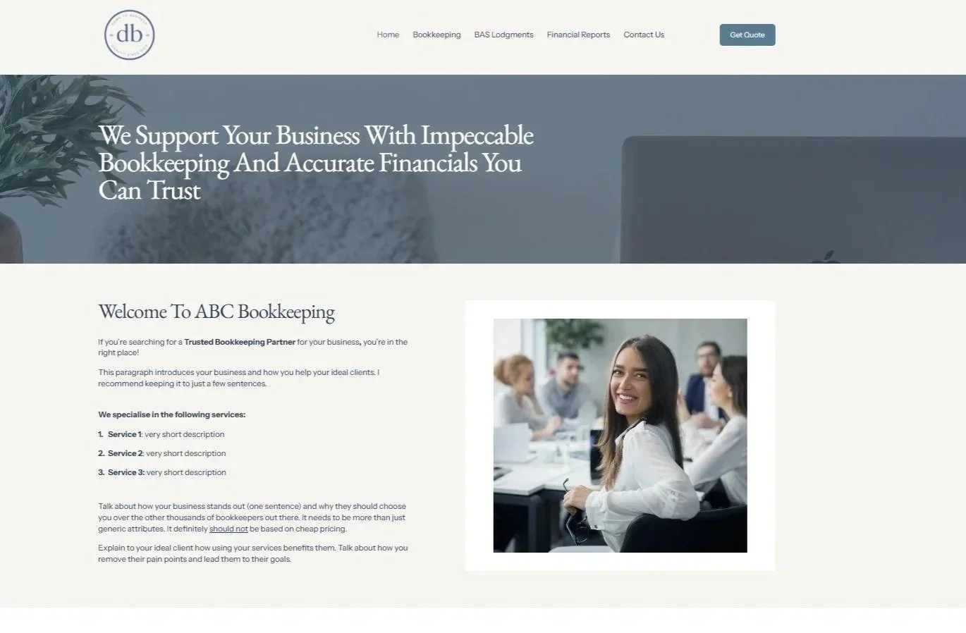 Jodi Hay Website Design - Website Design for Bookkeepers