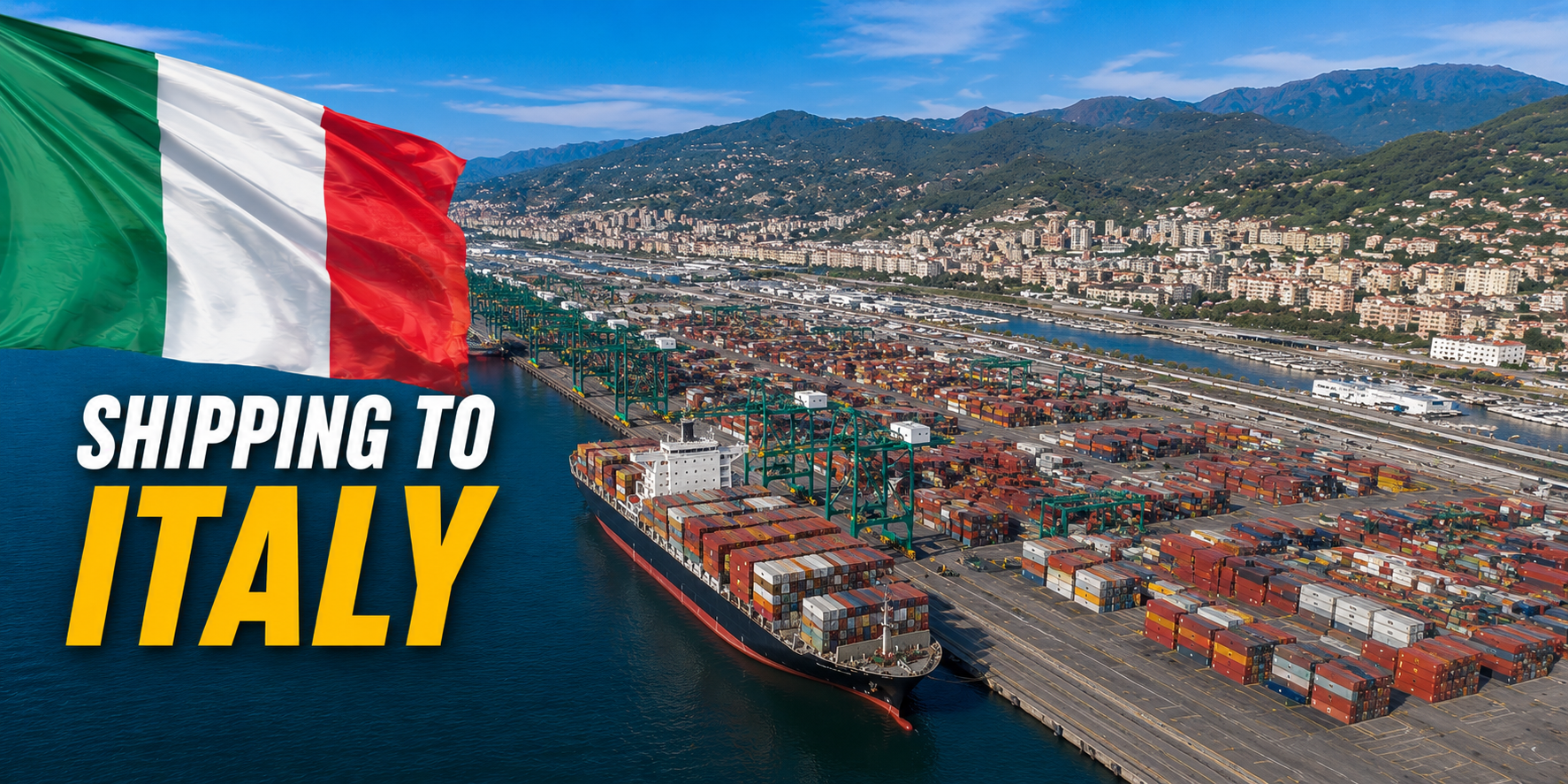SHIPPING FROM USA TO ITALY