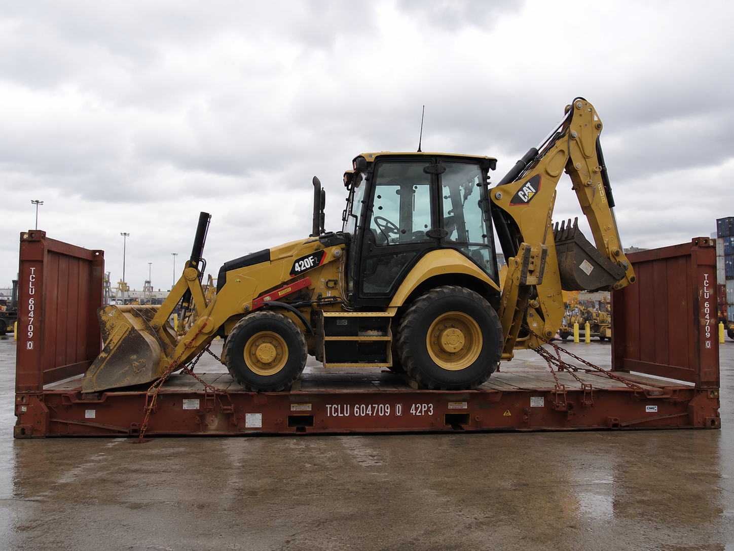 BACKHOE MACHINERY SHIPPING TO SURNAME
