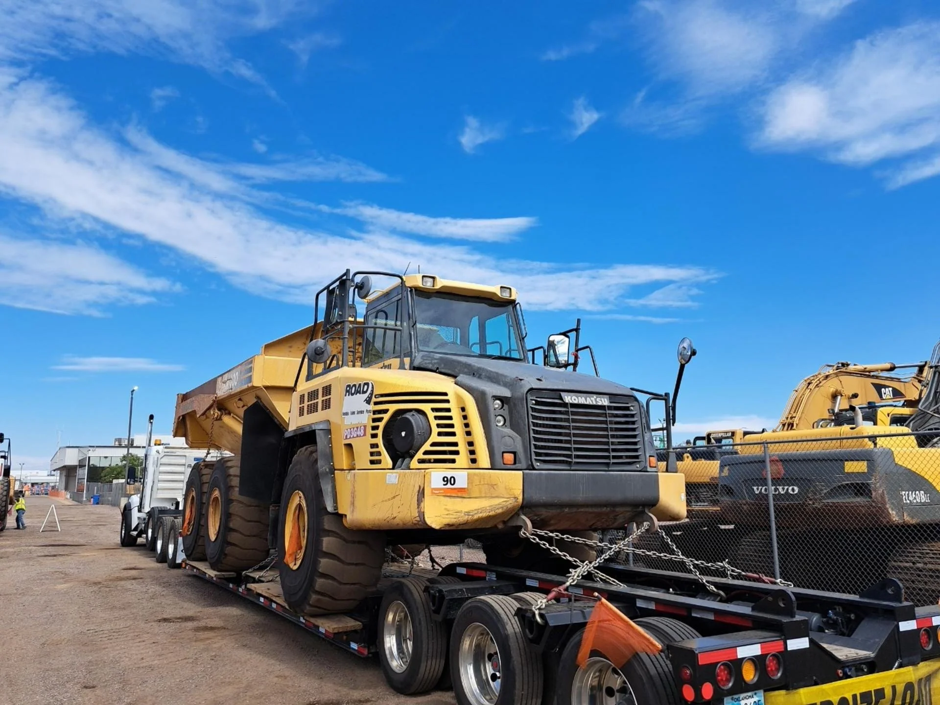 Construction equipment export shipping to Nouakchott, Mauritania