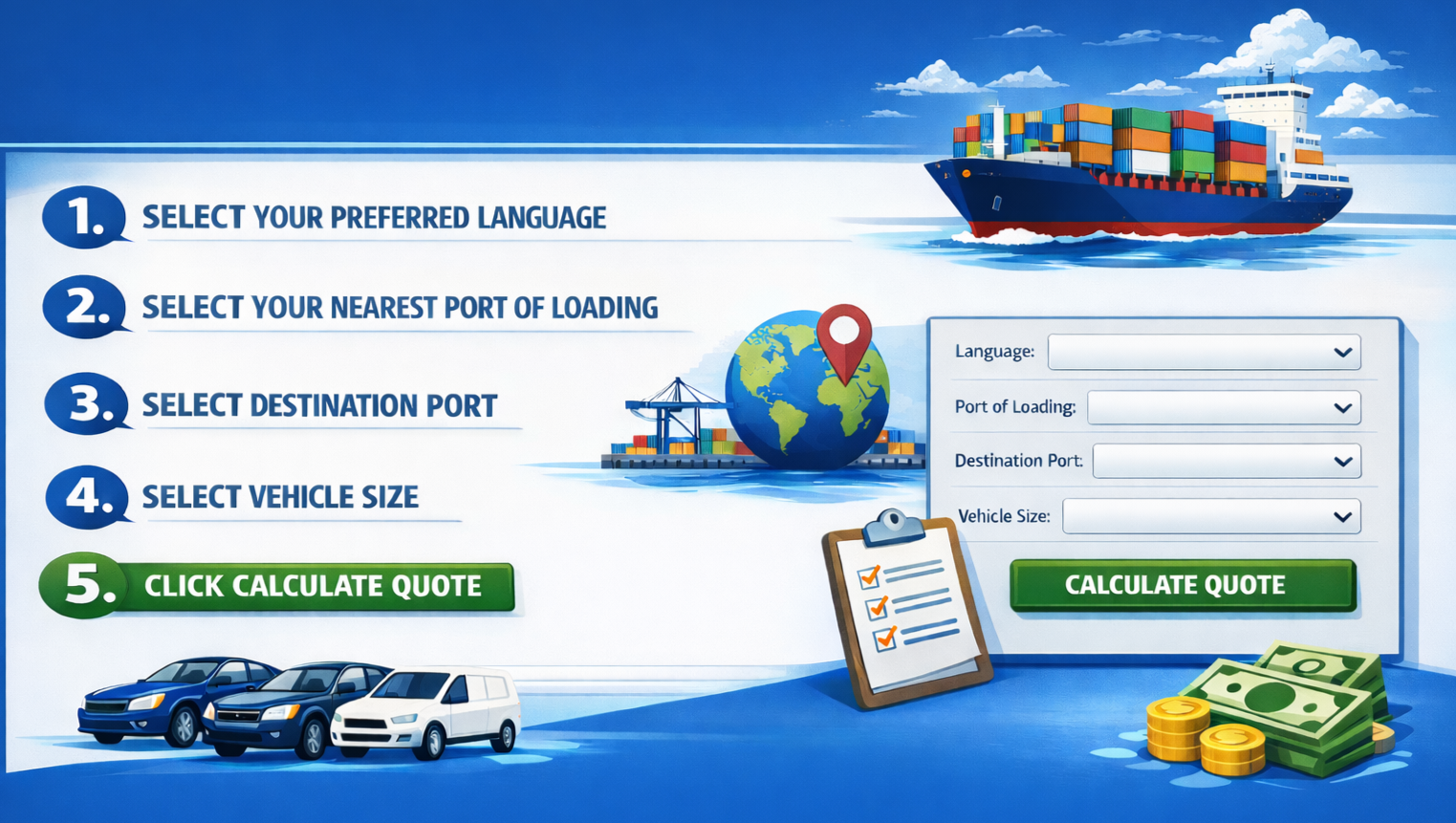 HOW TO RORO CALCULATOR