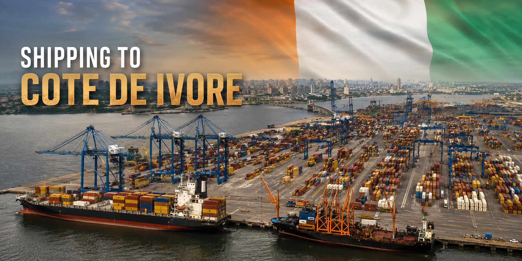 SHIPPING FROM USA TO Côte d'Ivoire (Ivory Coast)