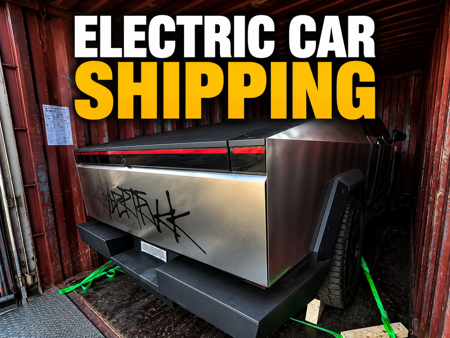 CYBERTRUCK ELECTRIC VEHICLE SHIPPING