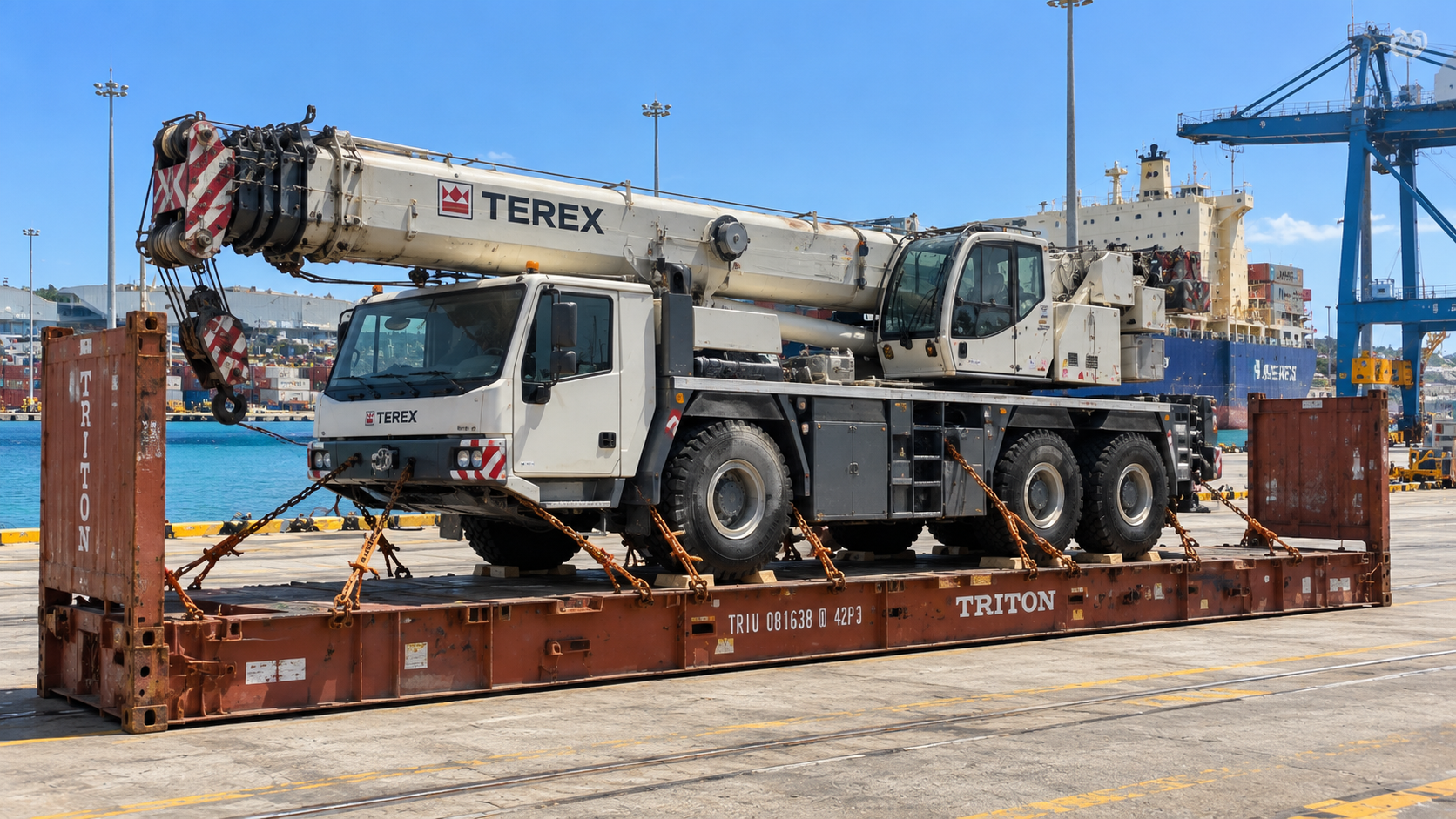 Transporte de maquinaria pesada desde EE. UU. a Barbados: transporte marítimo de excavadoras, bulldozers, tractores y maquinaria de construcción.