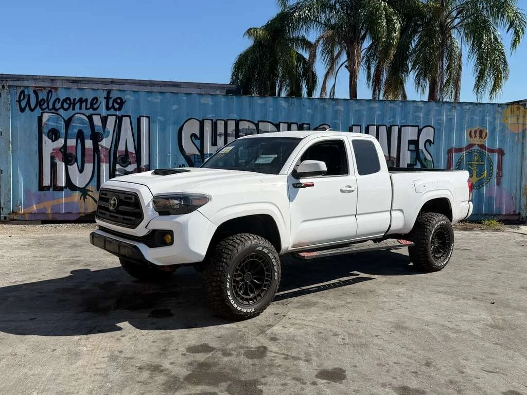 Personal vehicle loaded for international shipping to Ghana