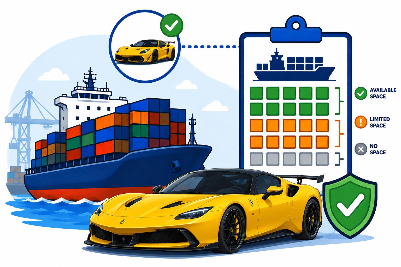 RORO SPACE AVAILABILITY