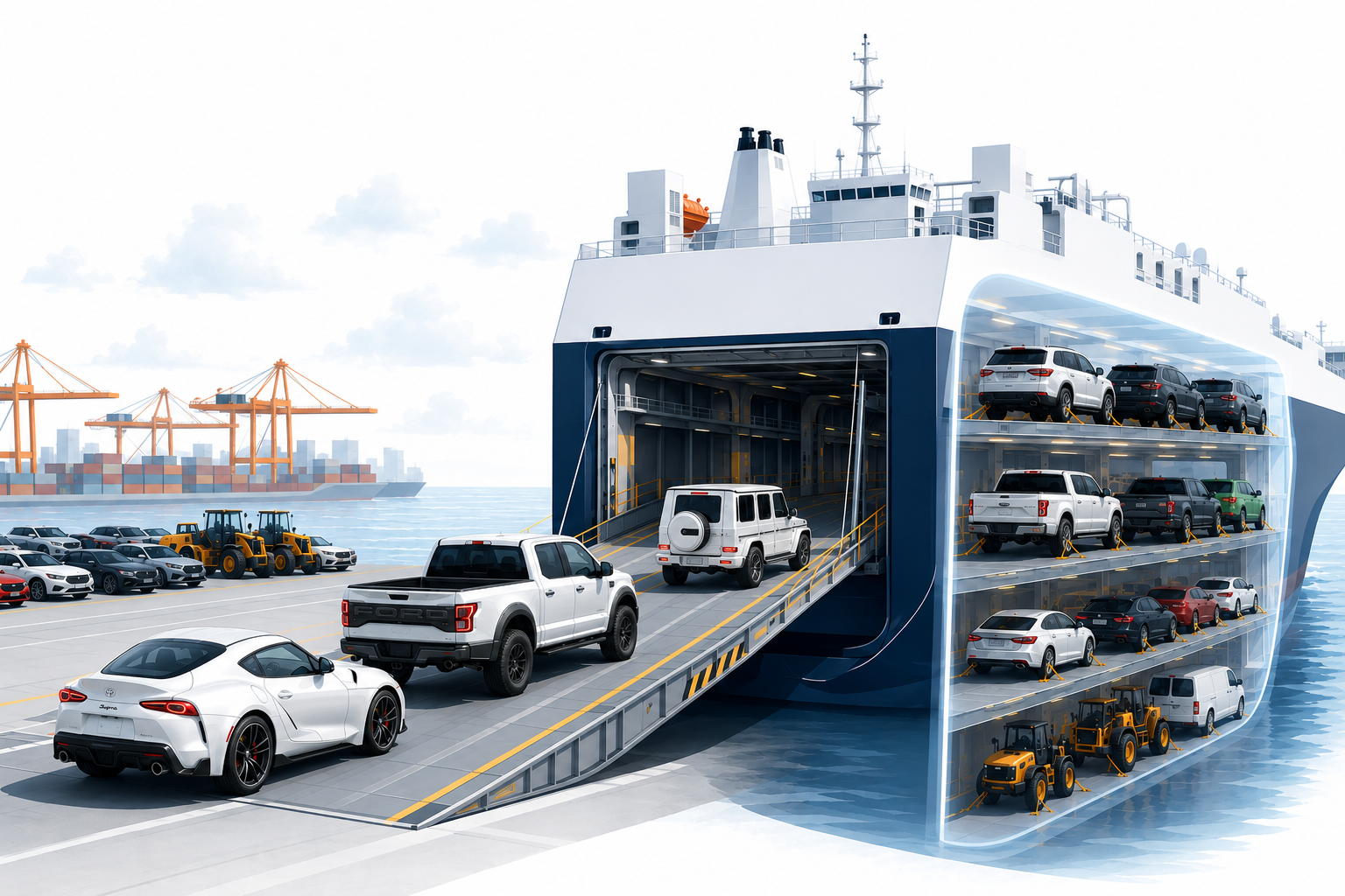 RORO VESSEL DECKS