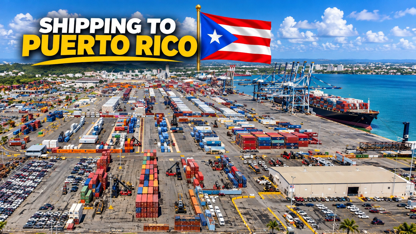 Transporte marítimo desde EE. UU. a Puerto Rico a través del puerto de San Juan