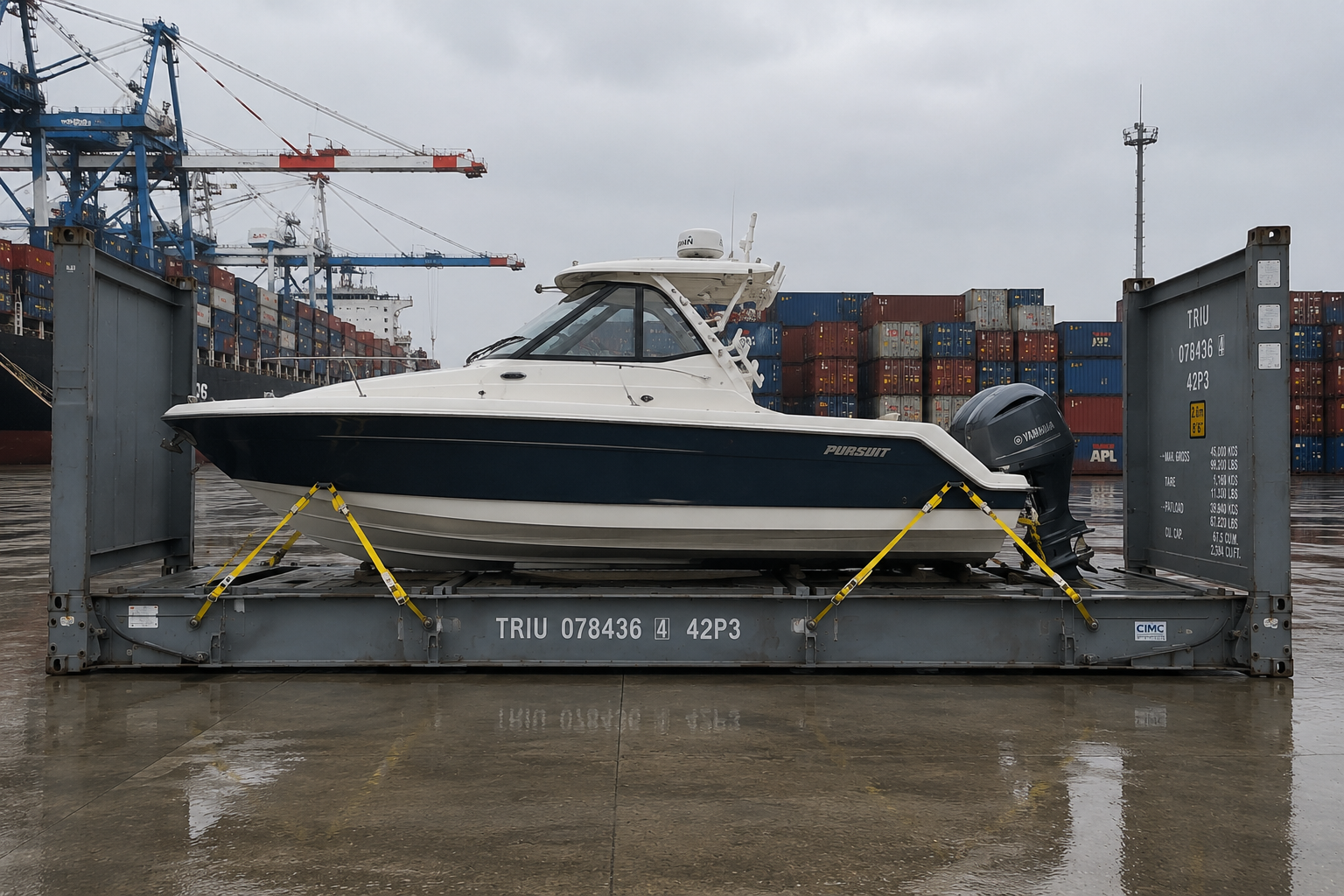Boat & Yacht Shipping to Brazil from USA – Container, Flat Rack & Marine Transport Services