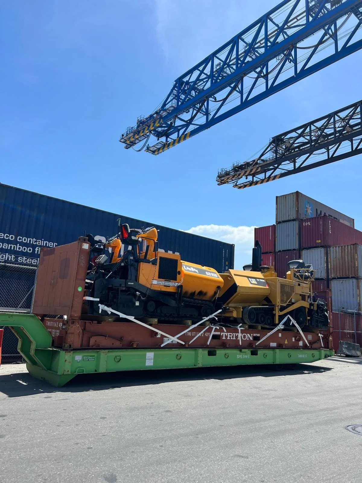 Heavy machinery shipping from USA to El Salvador