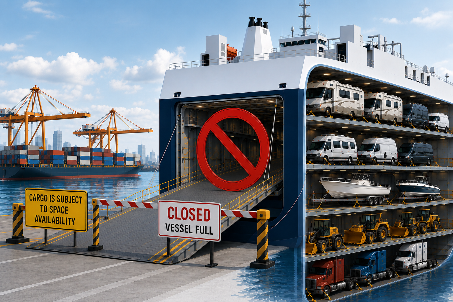 RORO FULL VESSEL