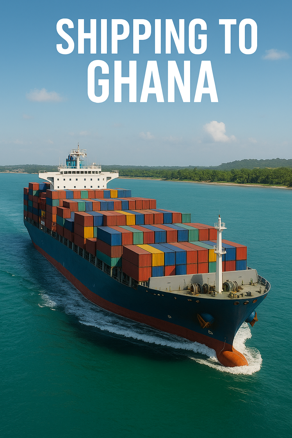 Logistics services for cars, boats, and equipment shipping to GHANA