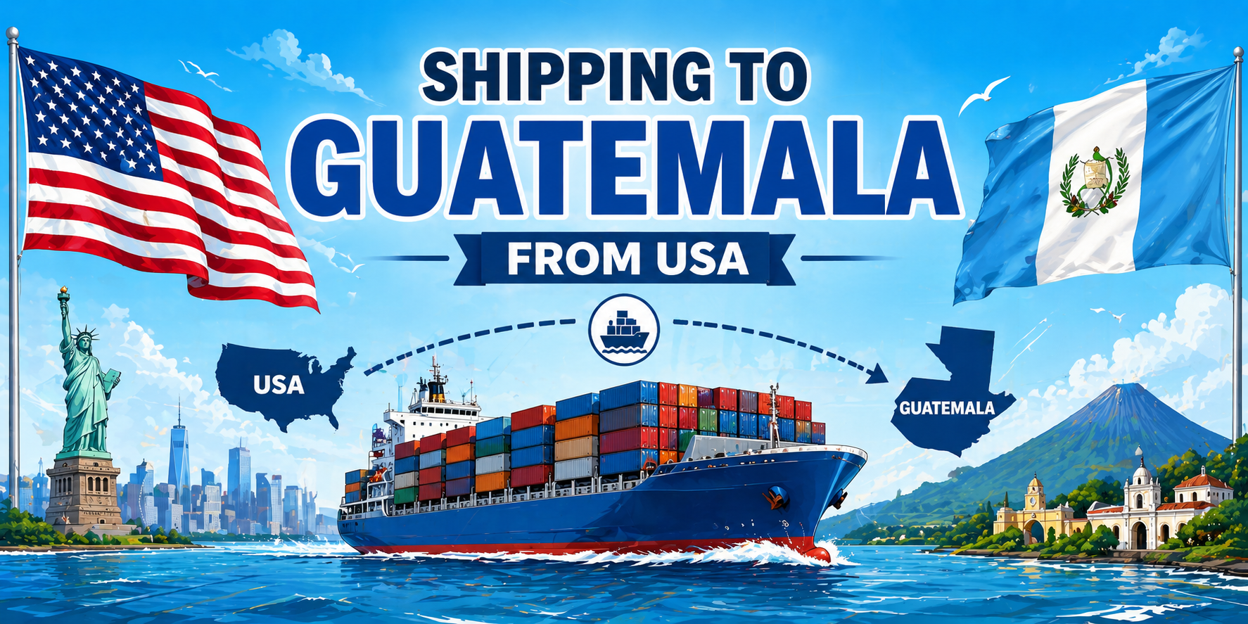 SHIPPING AND LOGISTICS SERVICES FROM USA TO GUATEMALA
