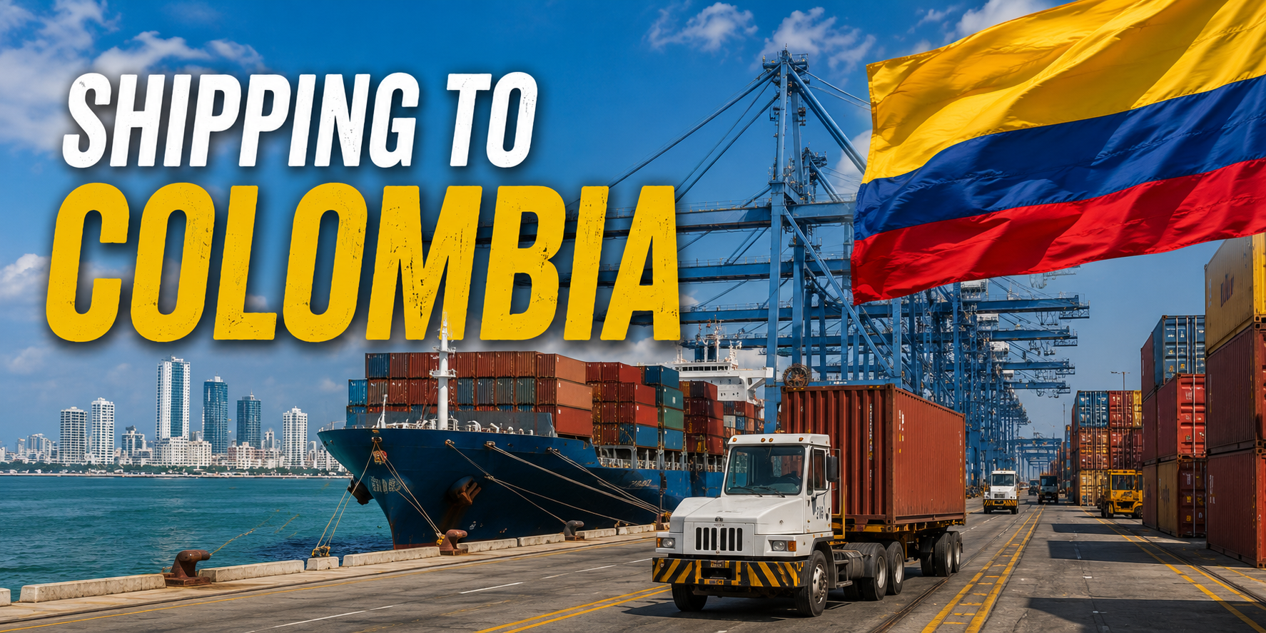 SHIPPING FROM USA TO COLOMBIA