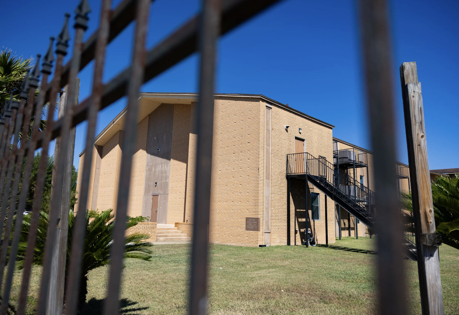 The Trump administration is sending pregnant unaccompanied minors to a South Texas shelter (above) flagged as medically inadequate by ORR officials. The facility is run by a for-profit contractor called Urban Strategies. Founder and president Lisa Cu