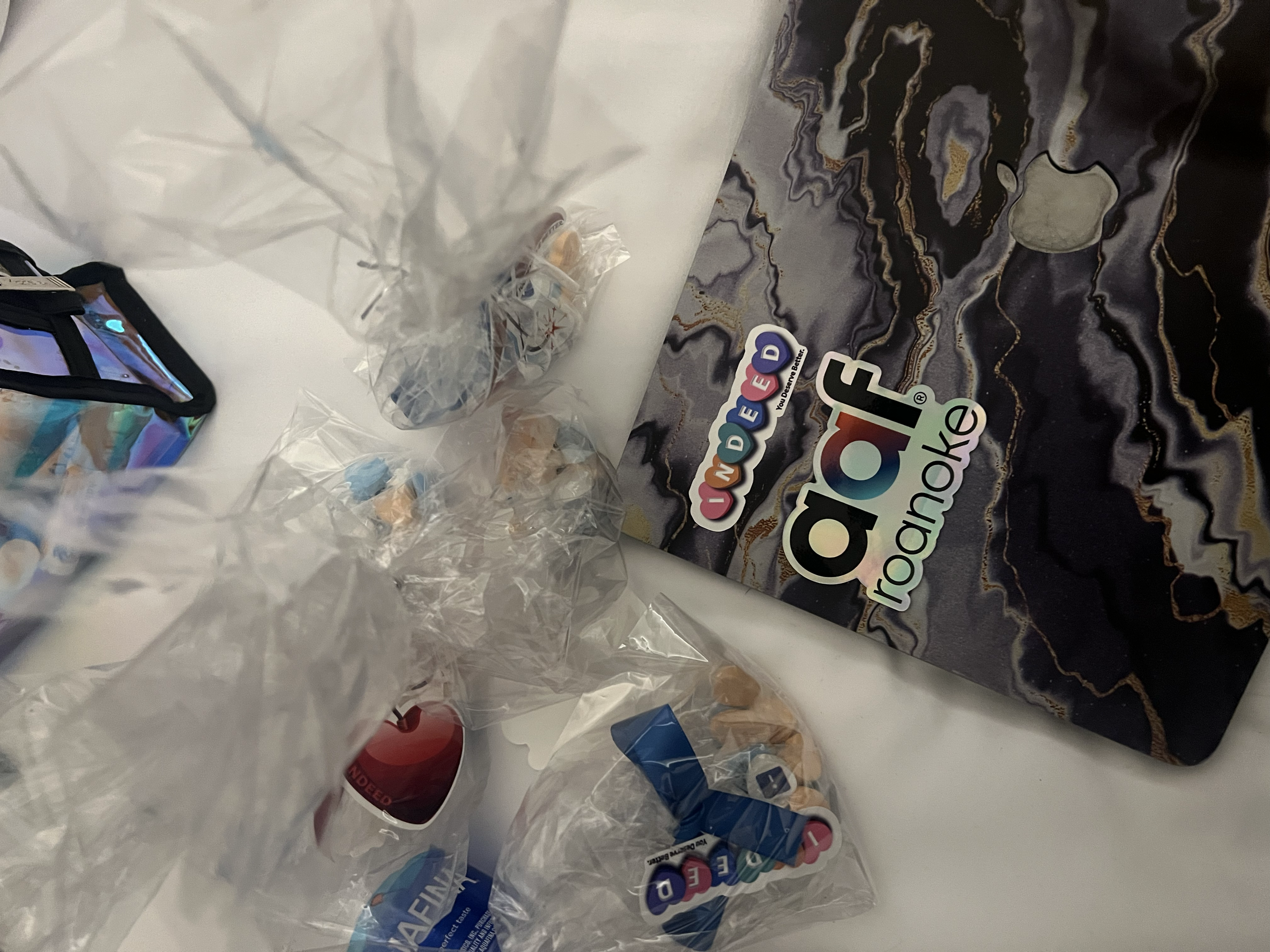 Our Judges' Gift bags + stickers!