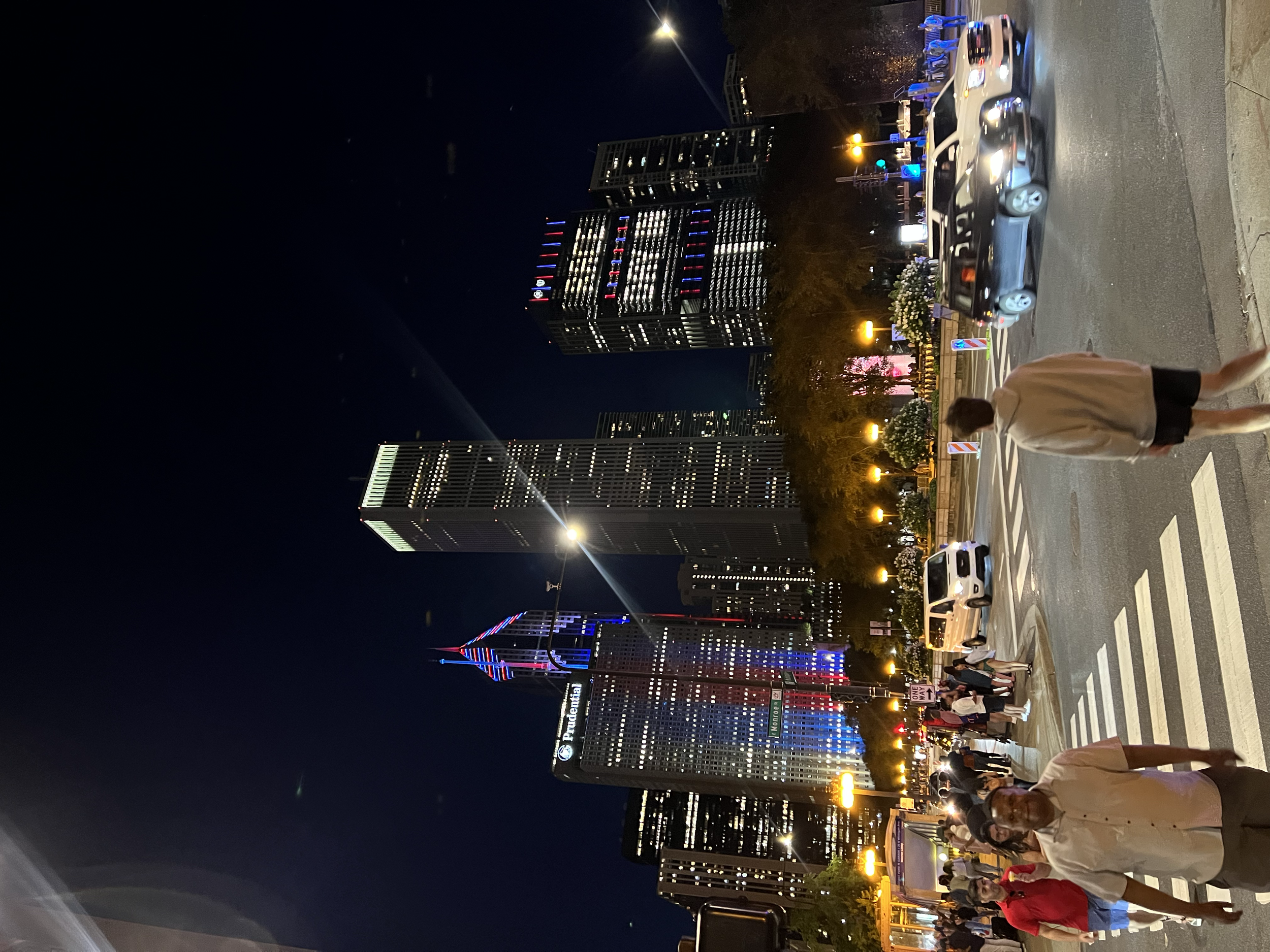 Walking around the city