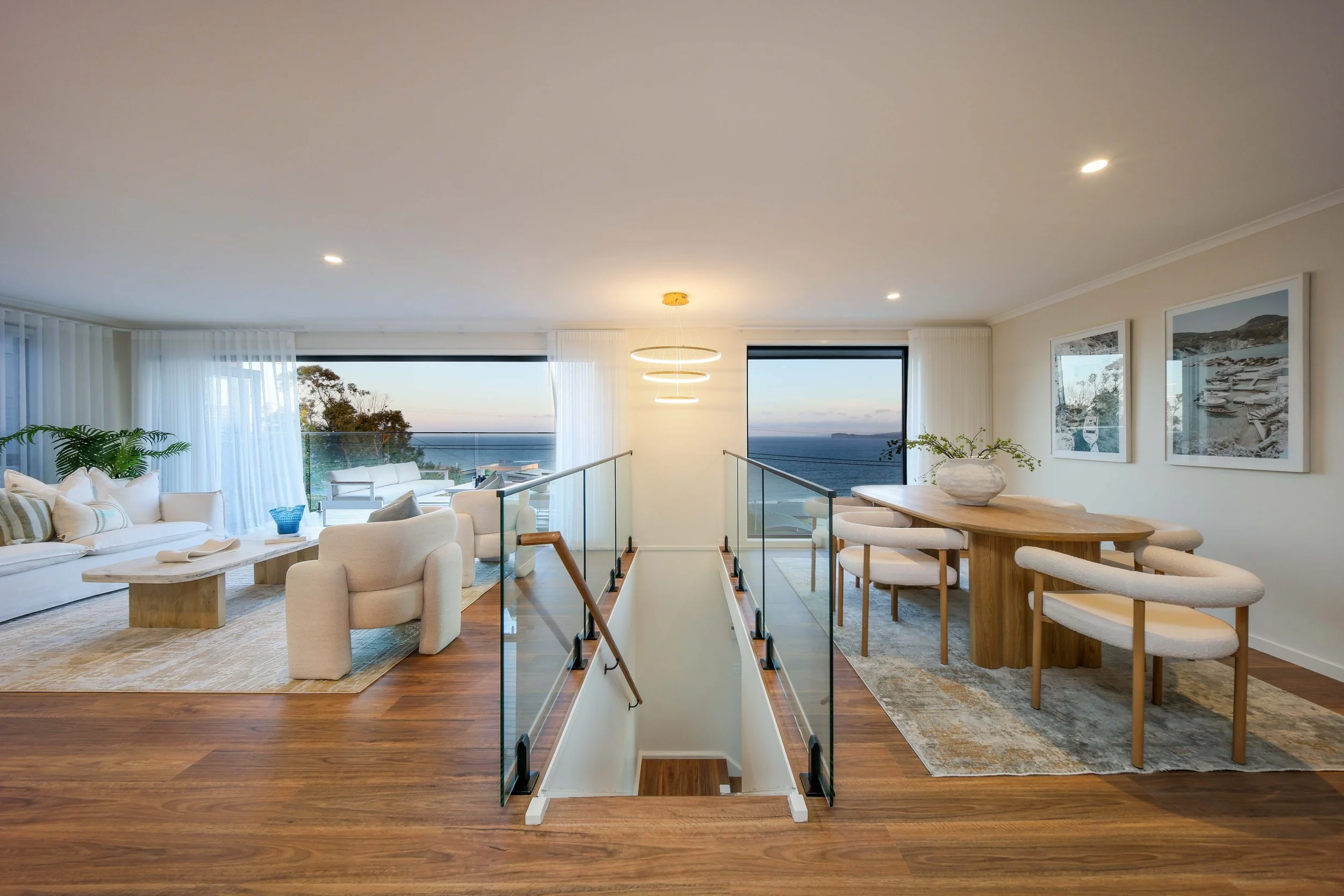 Top floor dining and view